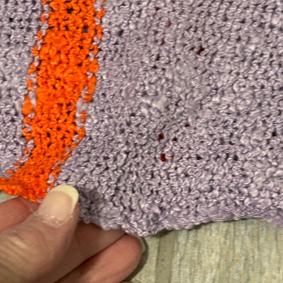 LIKE NEW! Women's Lavender Knit Sweater-3/4 Sleeve - SMALL - Picture 6 of 8